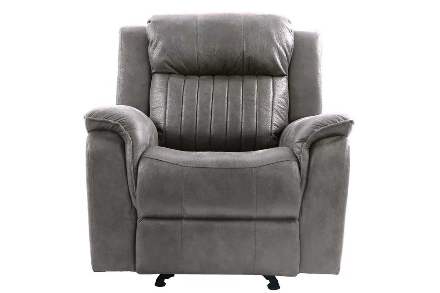 Single Recliner, Slate Blue, Breathable Leatherette