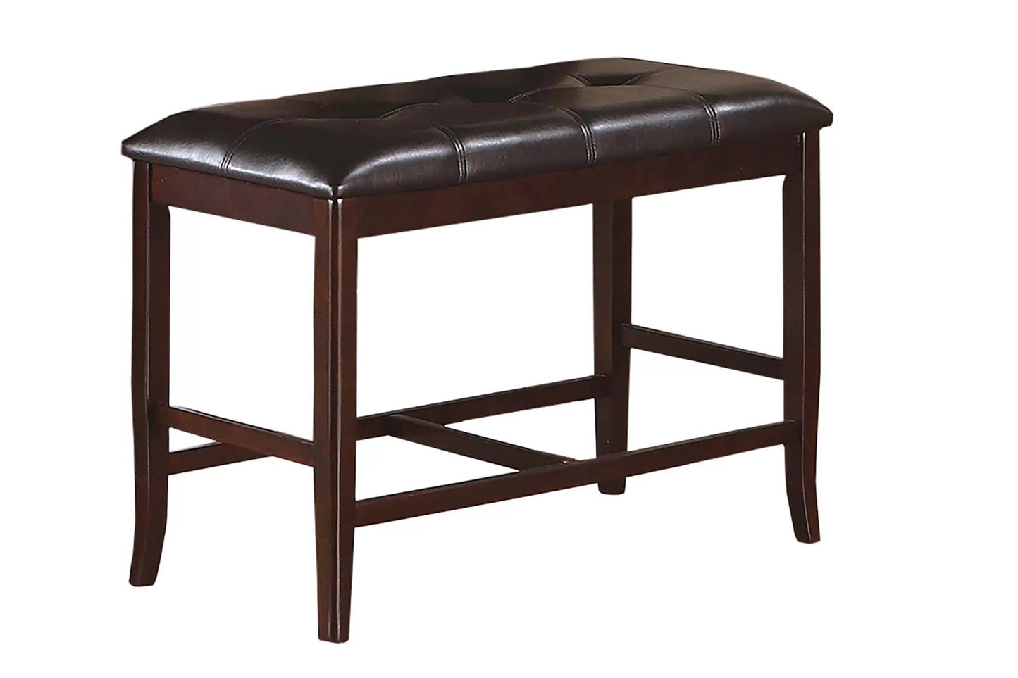 Casual Counter Height Table Set-Built in Lazy Susan (Table + 4 Chairs + Bench)