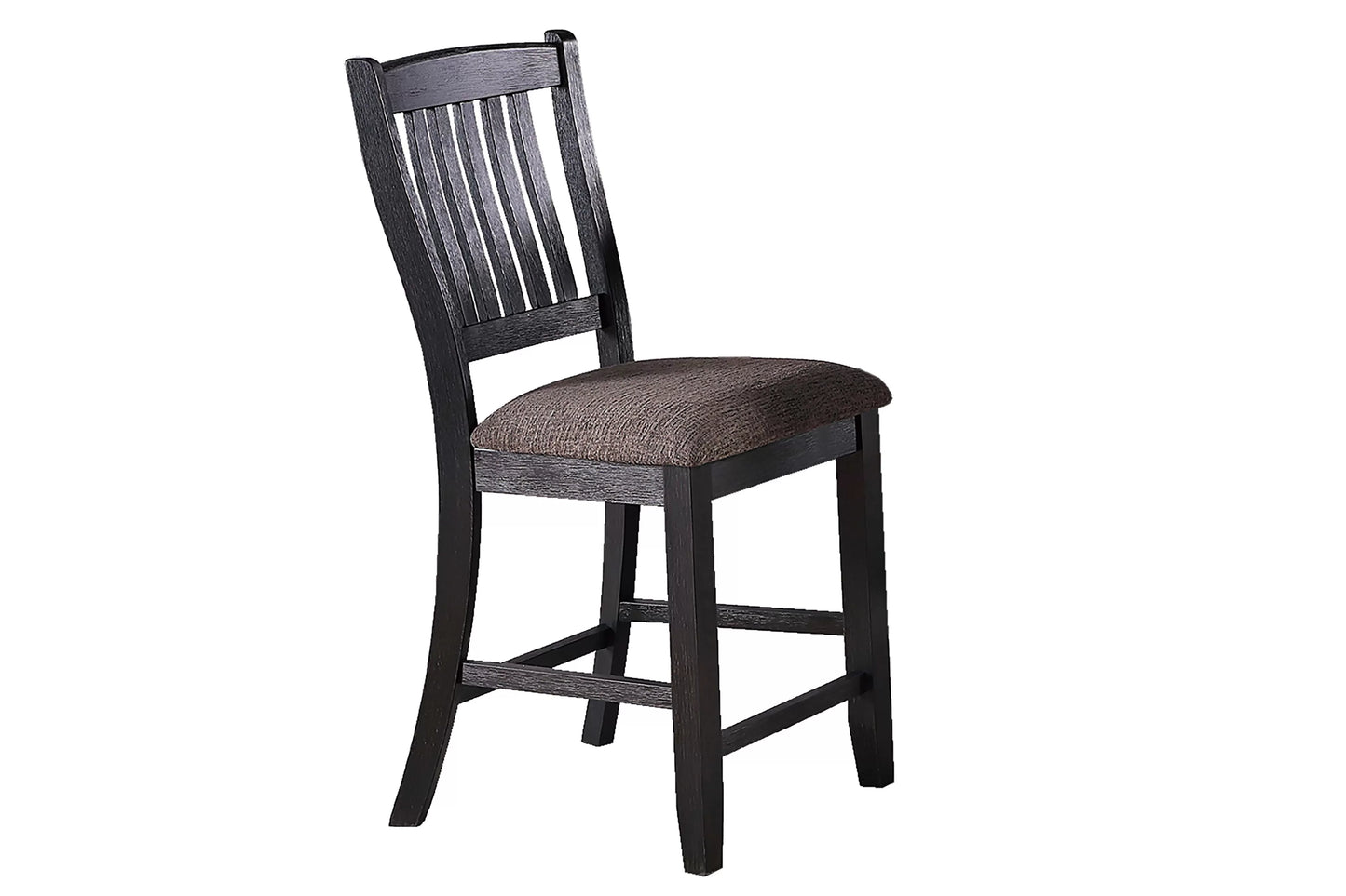 Casual Counter Height Table Set-Under-Table Shelf x 2 (Table + 6 Chairs)