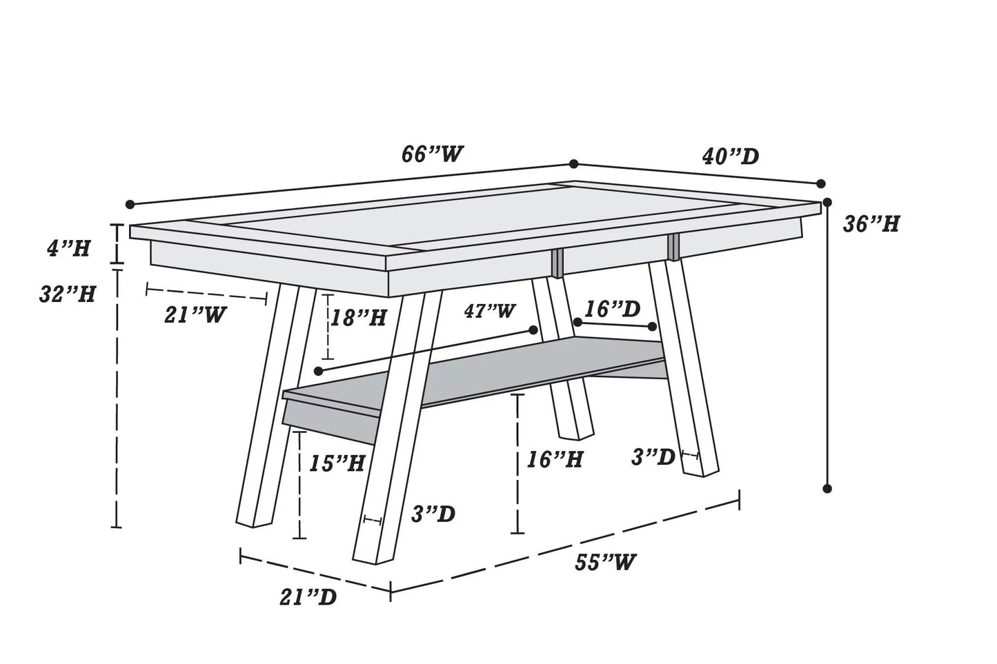 6-Seats Dining Set