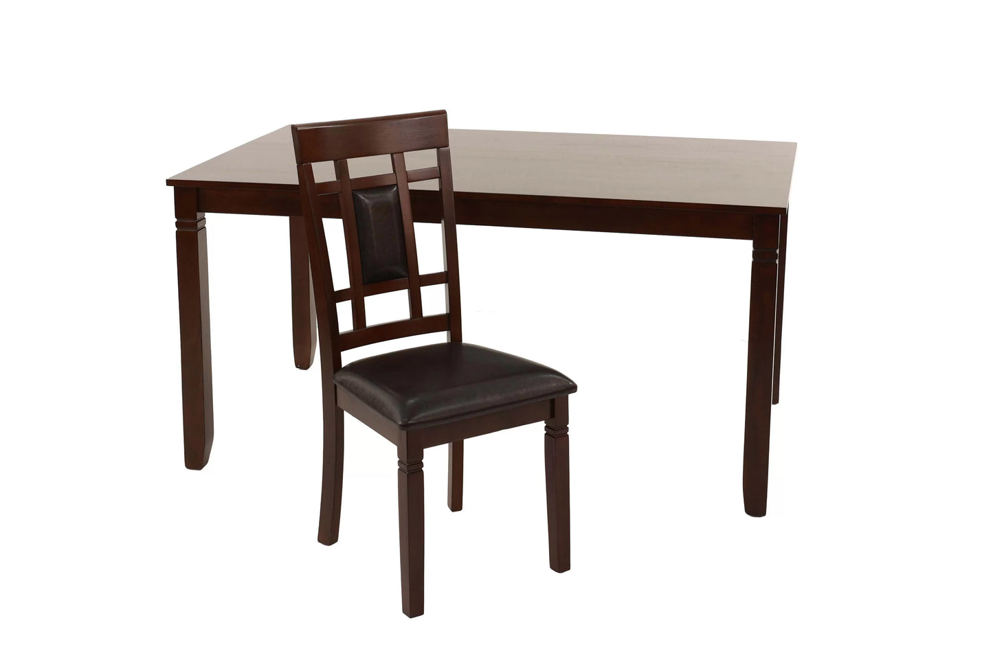 7-Pcs Dining Set (Table + 6 Chairs)