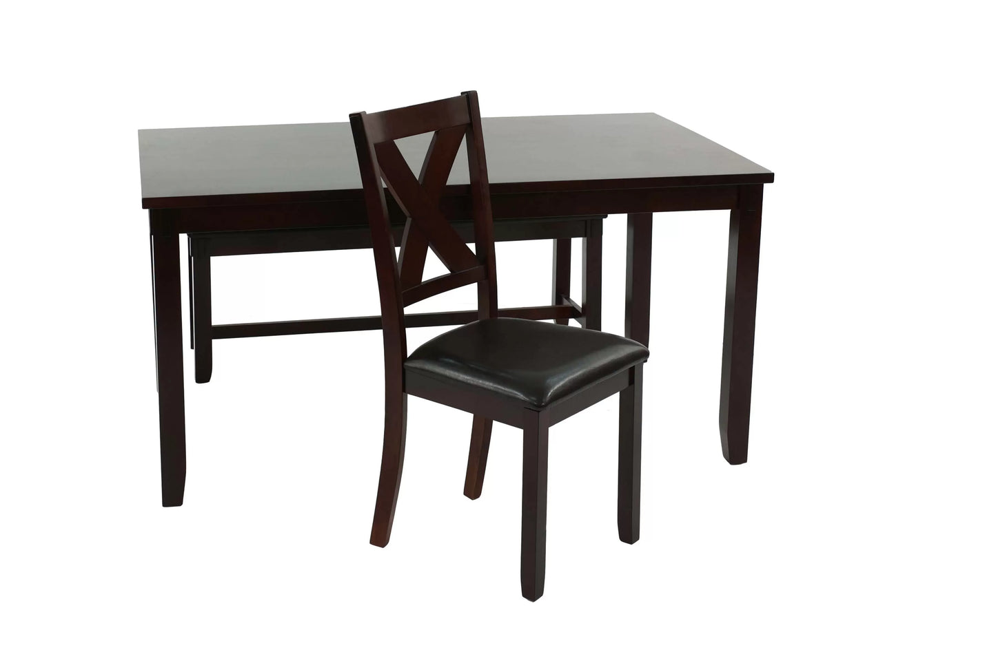 6-Pcs Dining Set (Table + 4 Chairs + Bench)