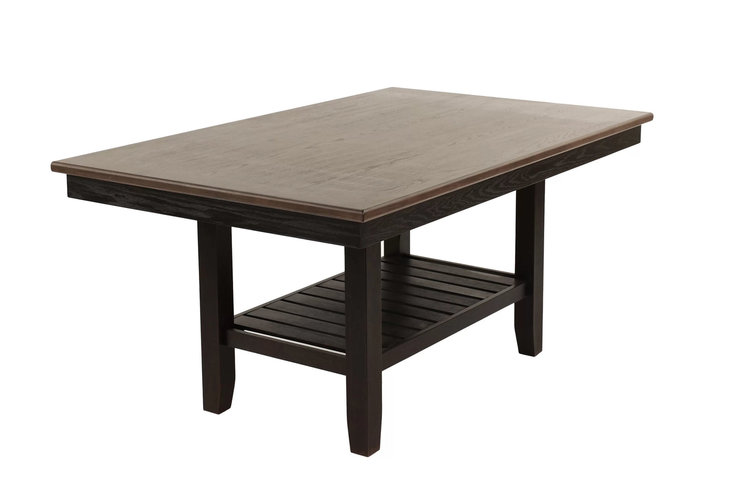 Casual Dining Table Set-Under-Table Shelf (Table + 6 Chairs)