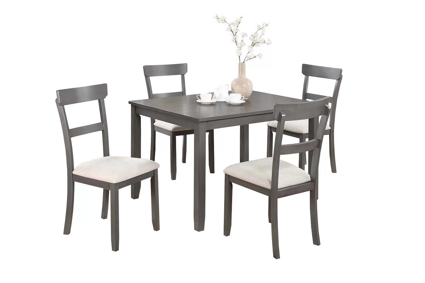 5-Pcs Dining Set (table + 4 Chairs)