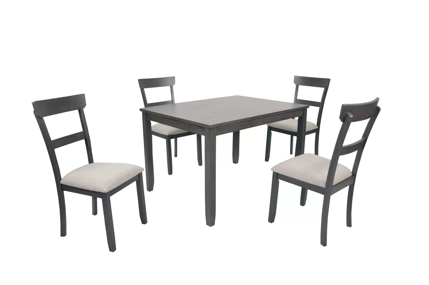 5-Pcs Dining Set (table + 4 Chairs)