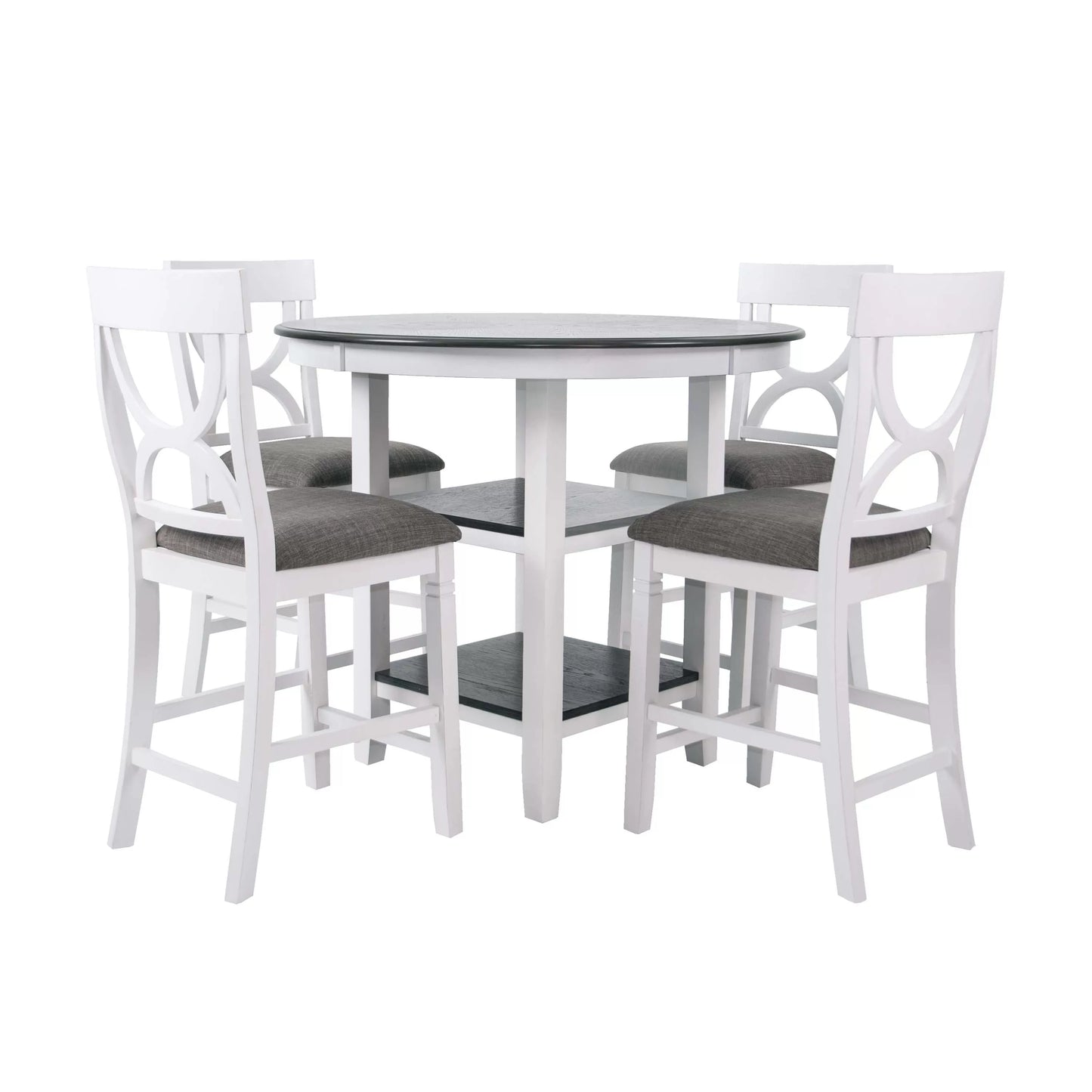 5-Pcs Counter Height Dining Set
