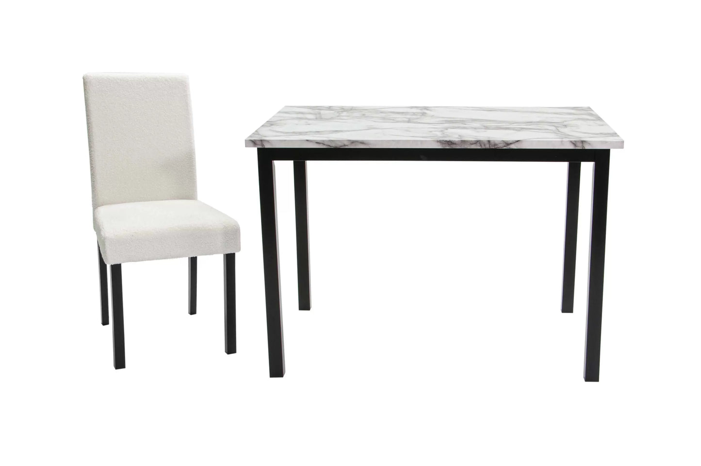 5- PC Dining Set (Table + 4 Chairs)