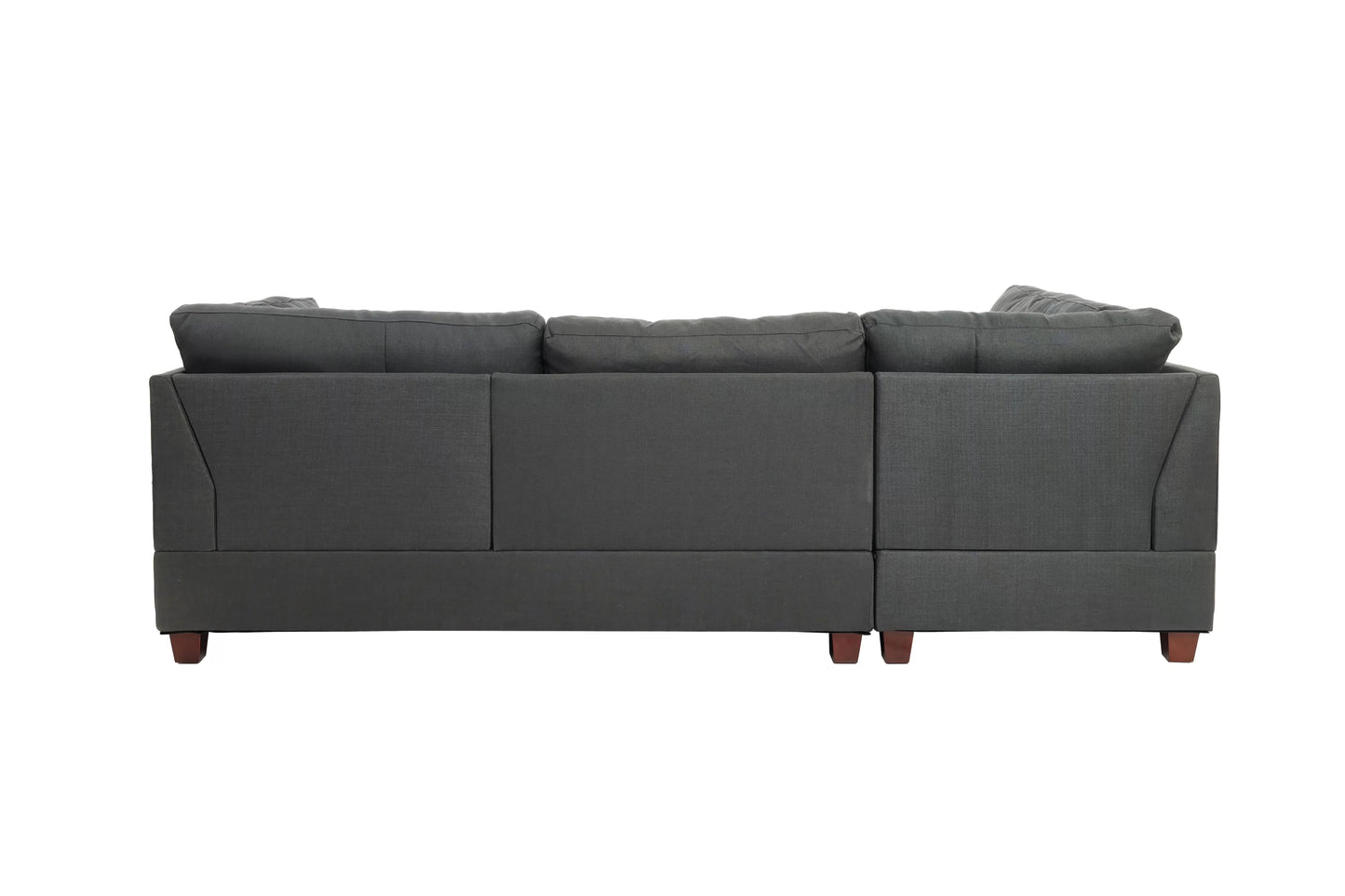 3-Pieces Reversible Sectional Sofa Set