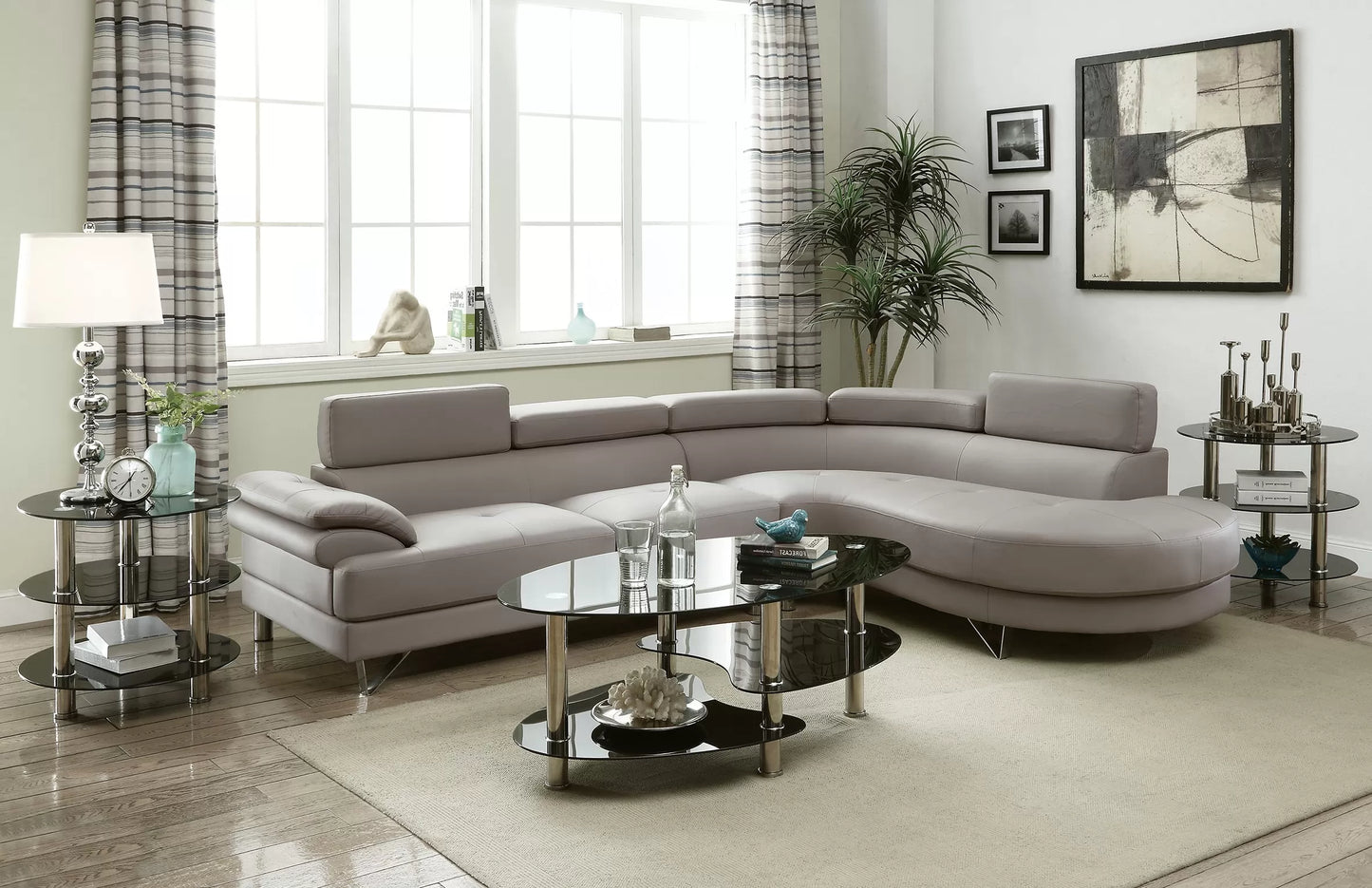 2-Pieces Sectional Sofa