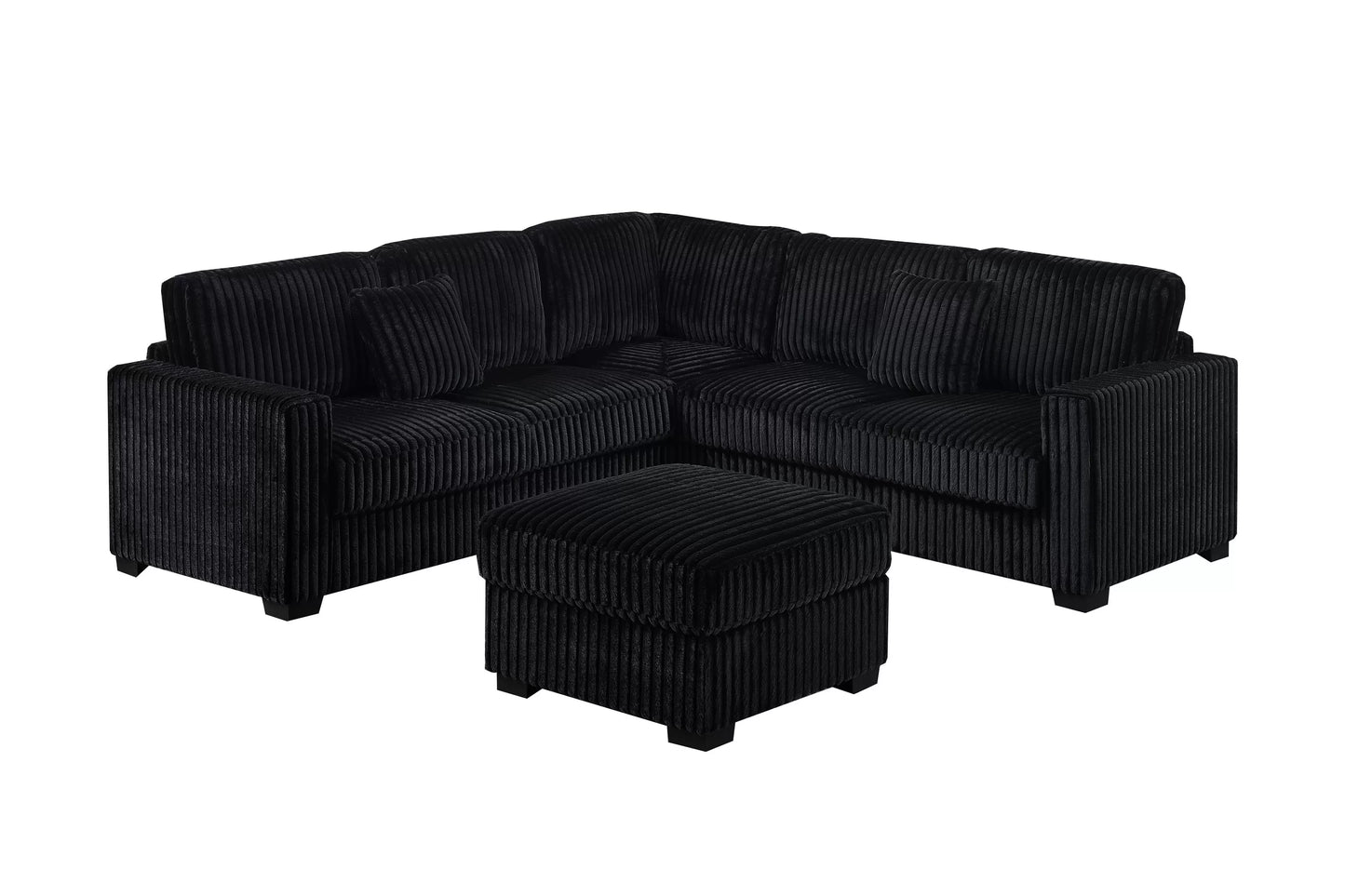 4-Pieces Sectional Sofa Set