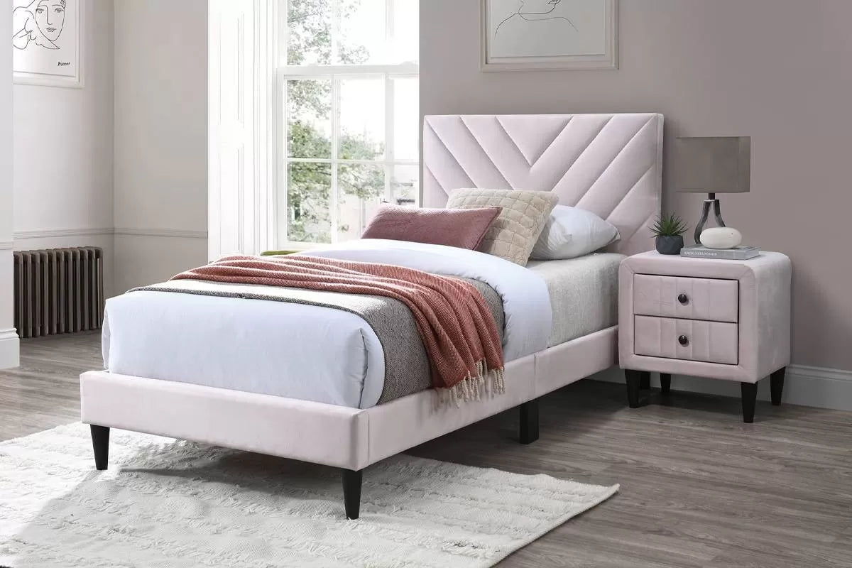 Twin/Full Size Bed, Velvet