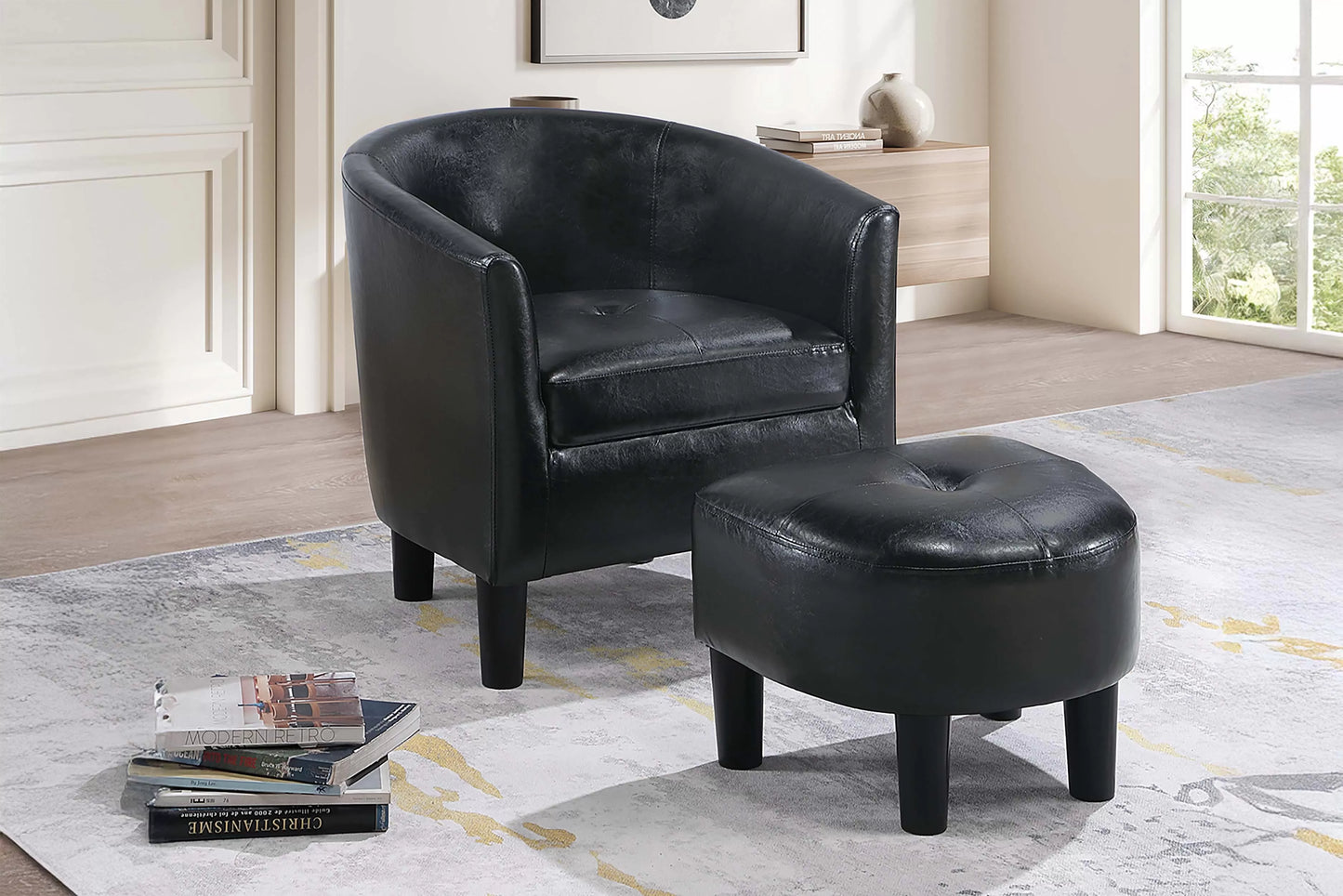 Accent Chair (Chair + Ottoman)