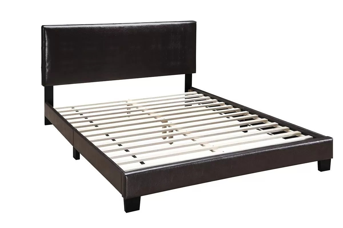 Twin/Full/Queen Size, Bed Faux Leather