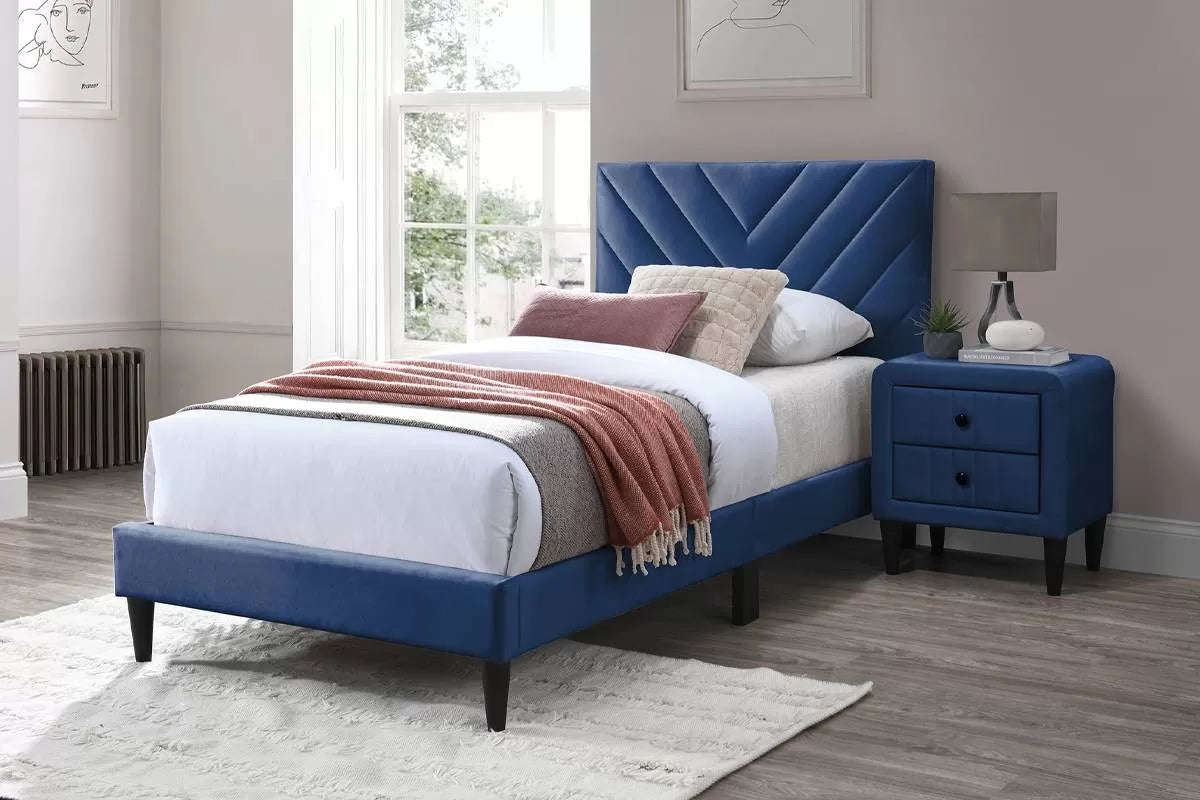 Twin/Full Size Bed, Velvet