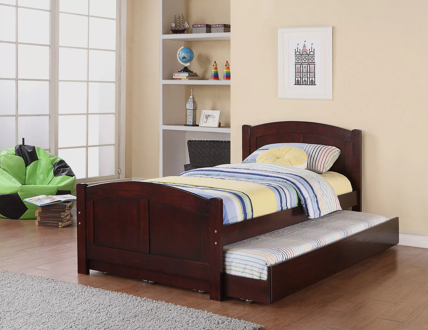 Twin Bed With Trundle