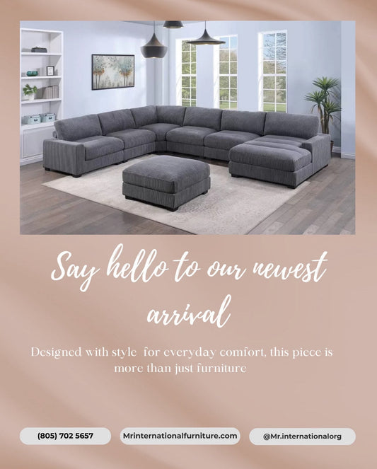 Sectional Corduroy