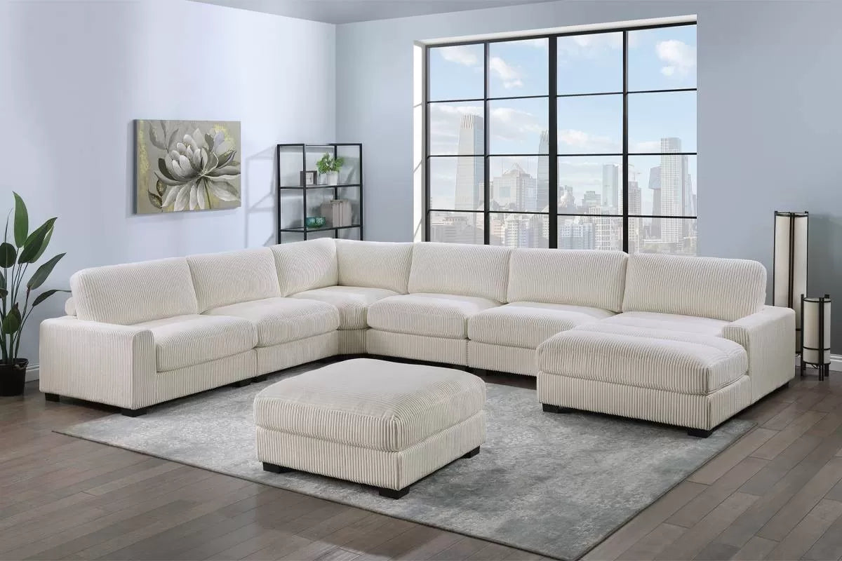 6 to 7-Pieces XL Modular Sectional Sofa Set