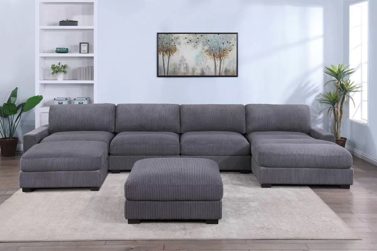 6 to 7-Pieces XL Modular Sectional Sofa Set