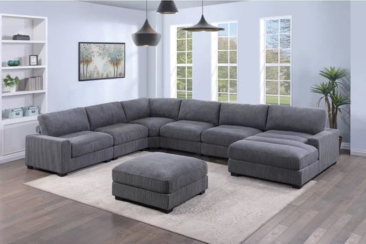 6 to 7-Pieces XL Modular Sectional Sofa Set