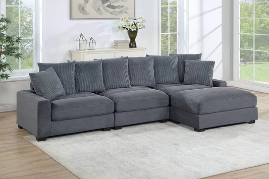 4 to 6-Pieces Modular Sectional Sofa Set