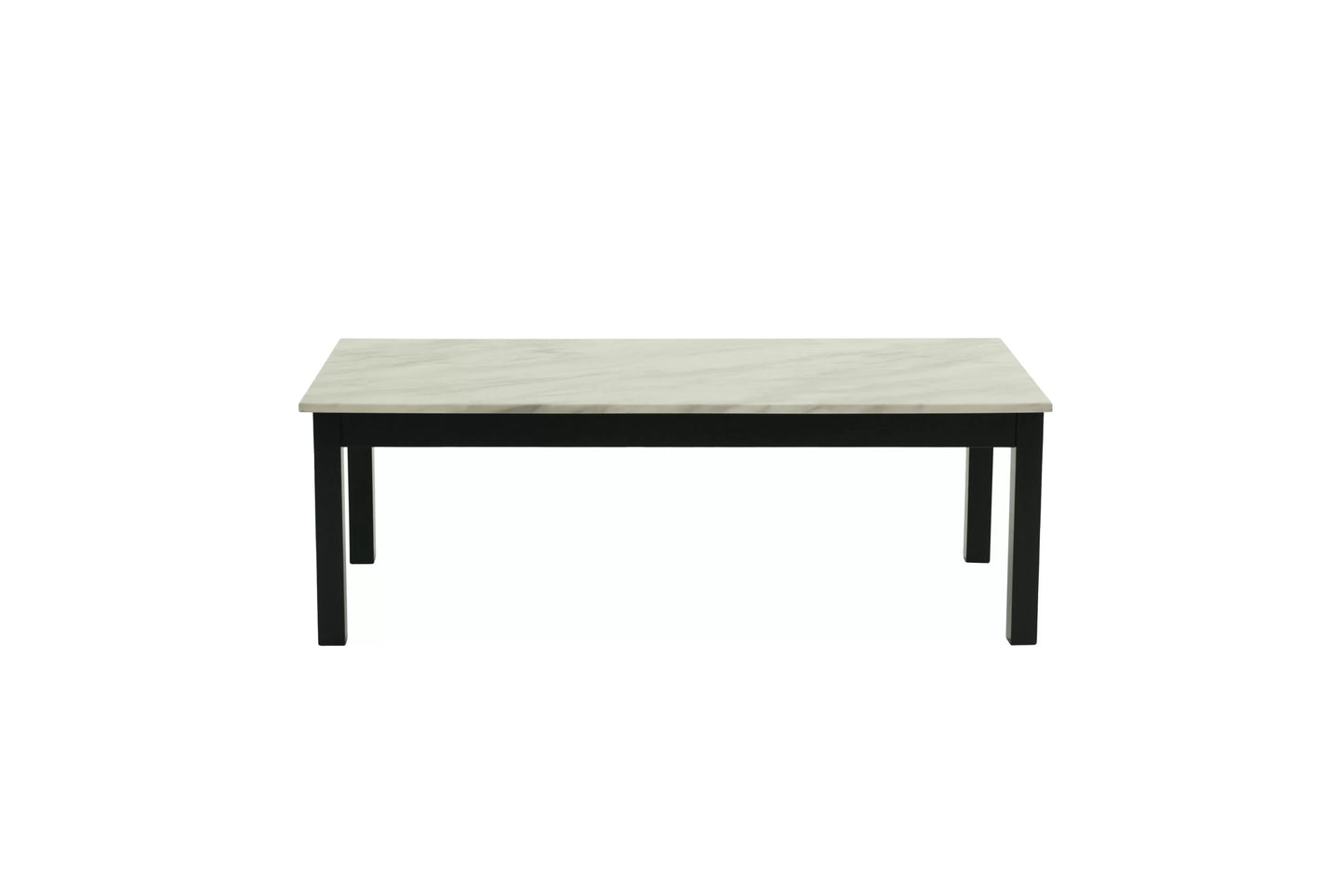 Coffee Table Set (Coffee Table + End Table), Faux Marble Top