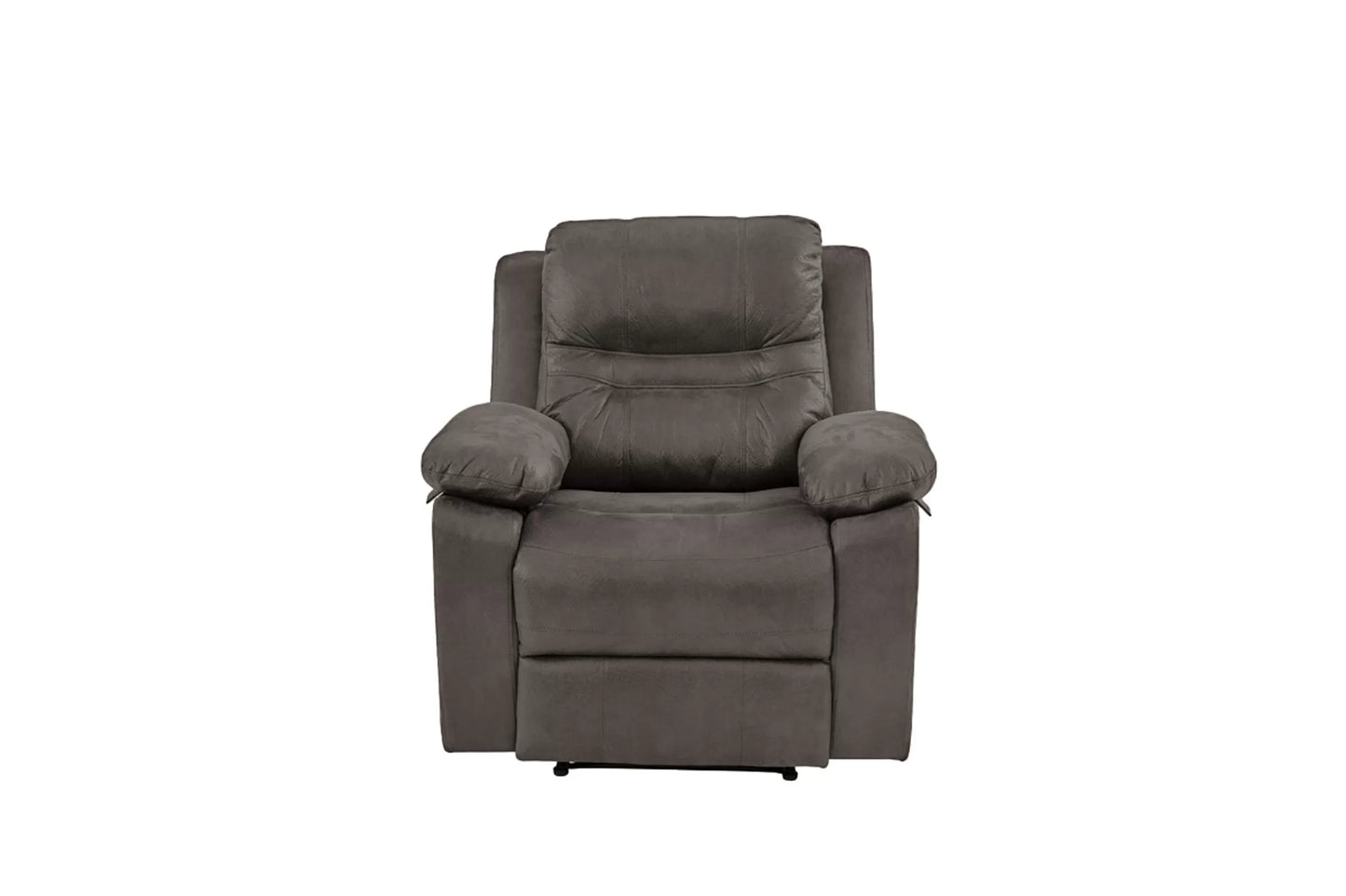 Single Recliner, Slate Blue, Breathable Leathrette