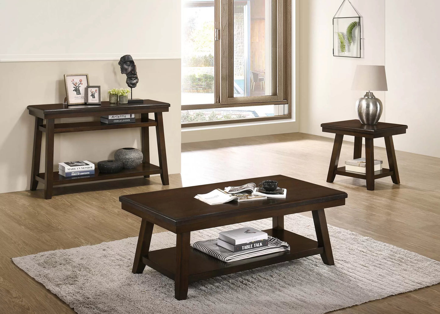 Coffee Table, Wooden Top