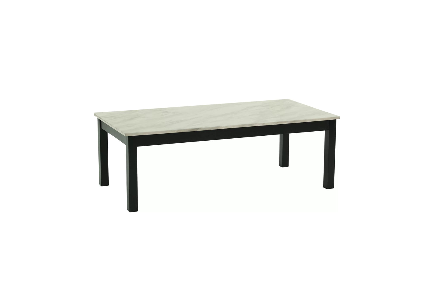 Coffee Table Set (Coffee Table + End Table), Faux Marble Top