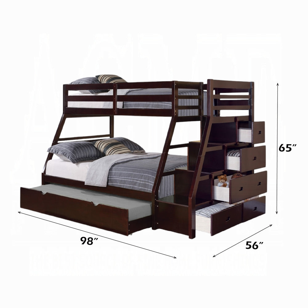 Jason Twin/Full Bunk Bed W/Trundle & Storage