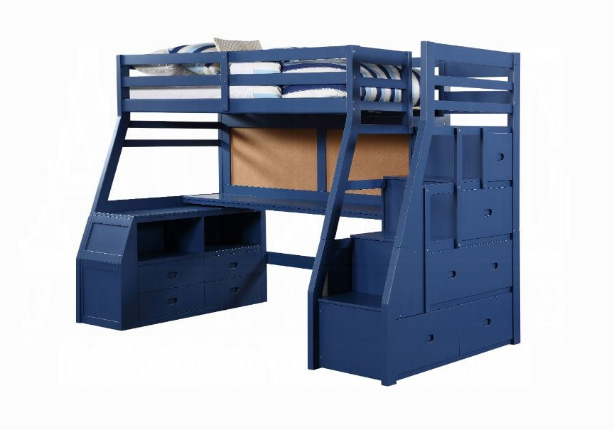 Jason Twin/Full Bunk Bed W/Trundle & Storage