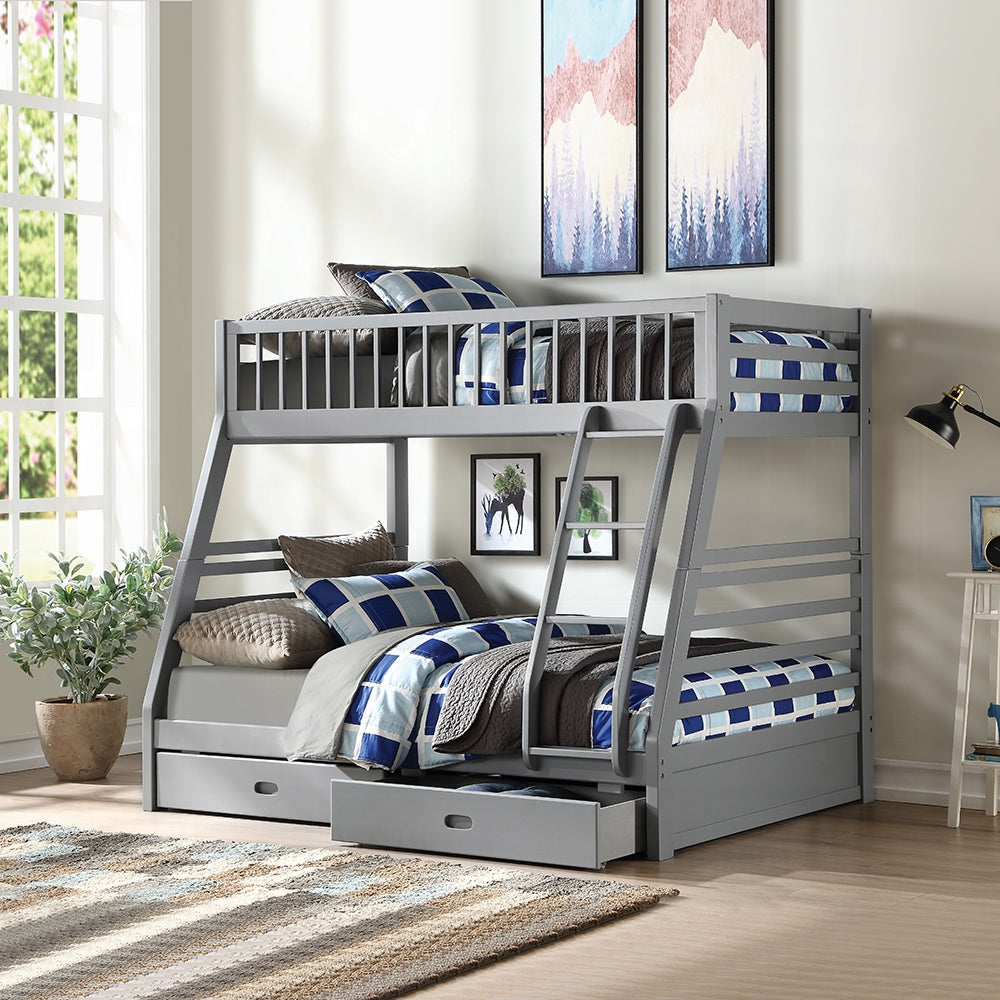 Jason Twin/Full Bunk Bed W/Trundle & Storage