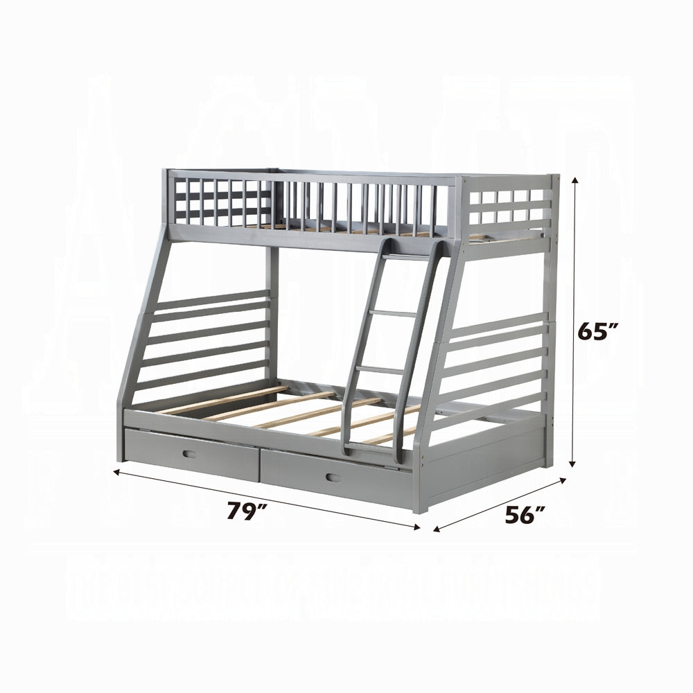Jason Twin/Full Bunk Bed W/Trundle & Storage