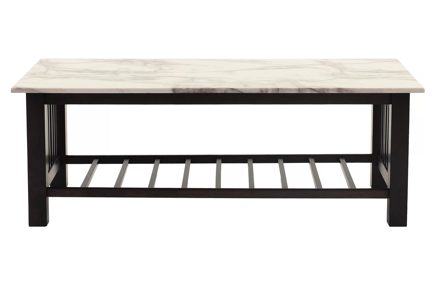 Coffee Table, Faux Marble Top