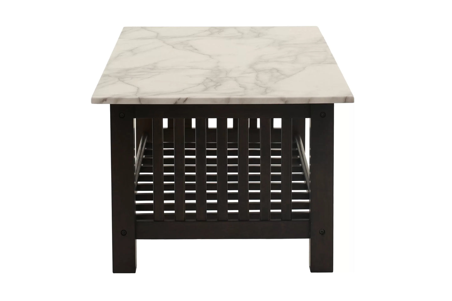 Coffee Table, Faux Marble Top