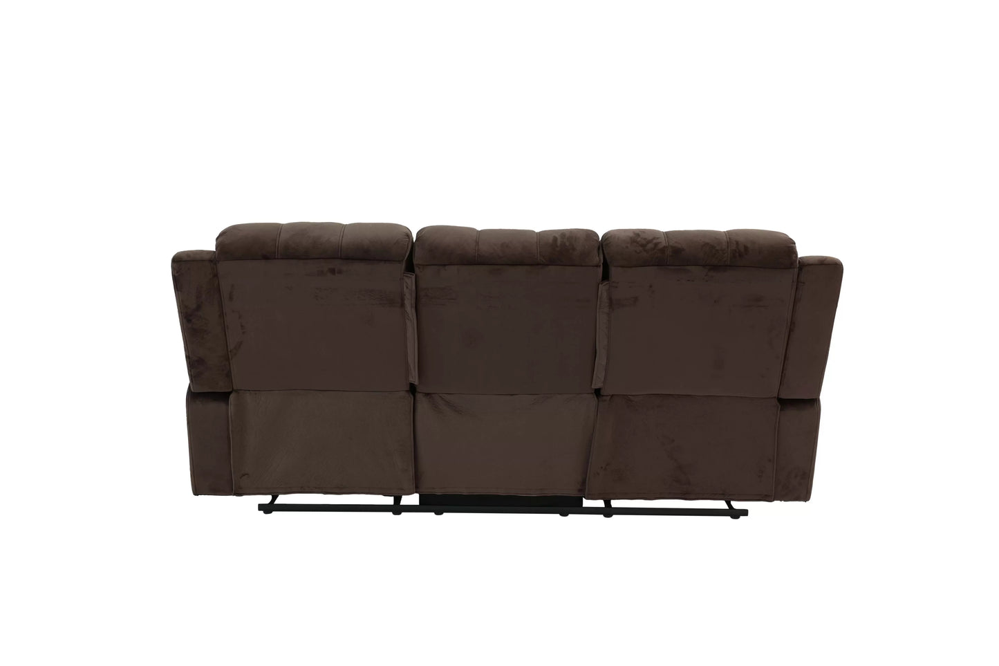 Sofa, Chocolate, Padded Suede