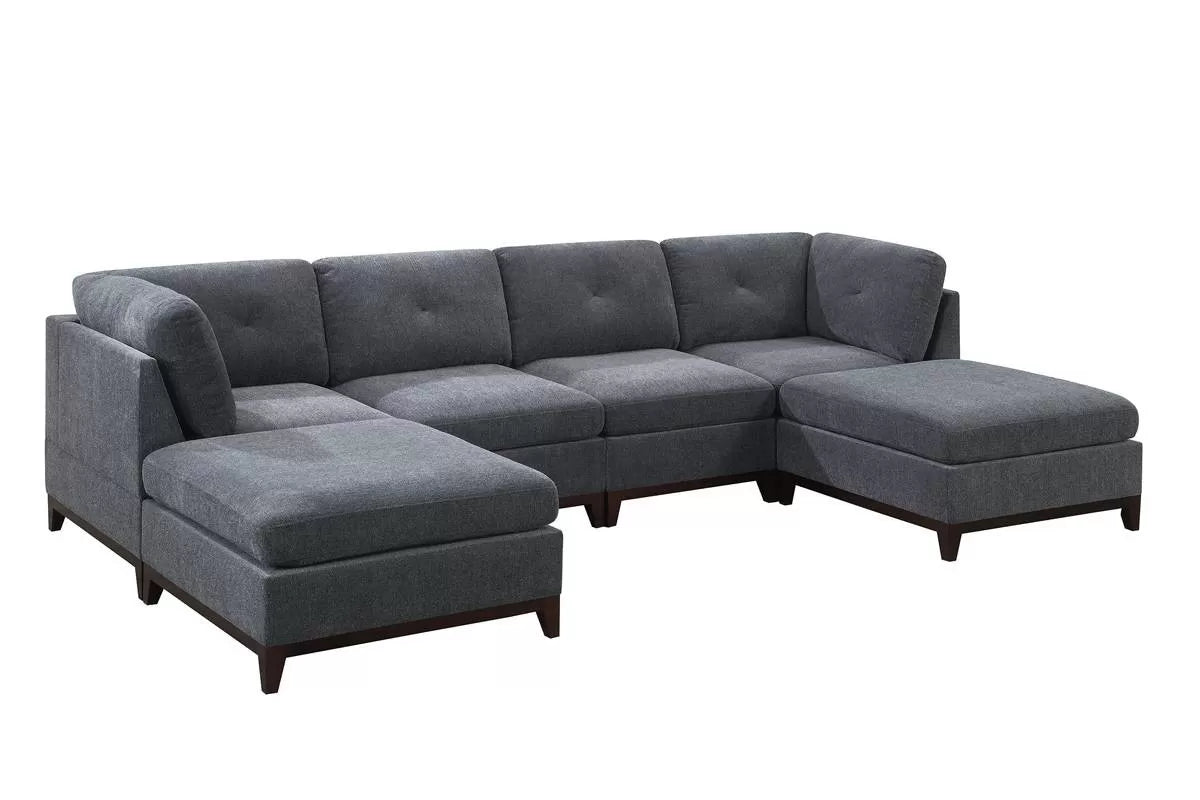 6 to 9-Pieces Modular Sectional Sofa Set