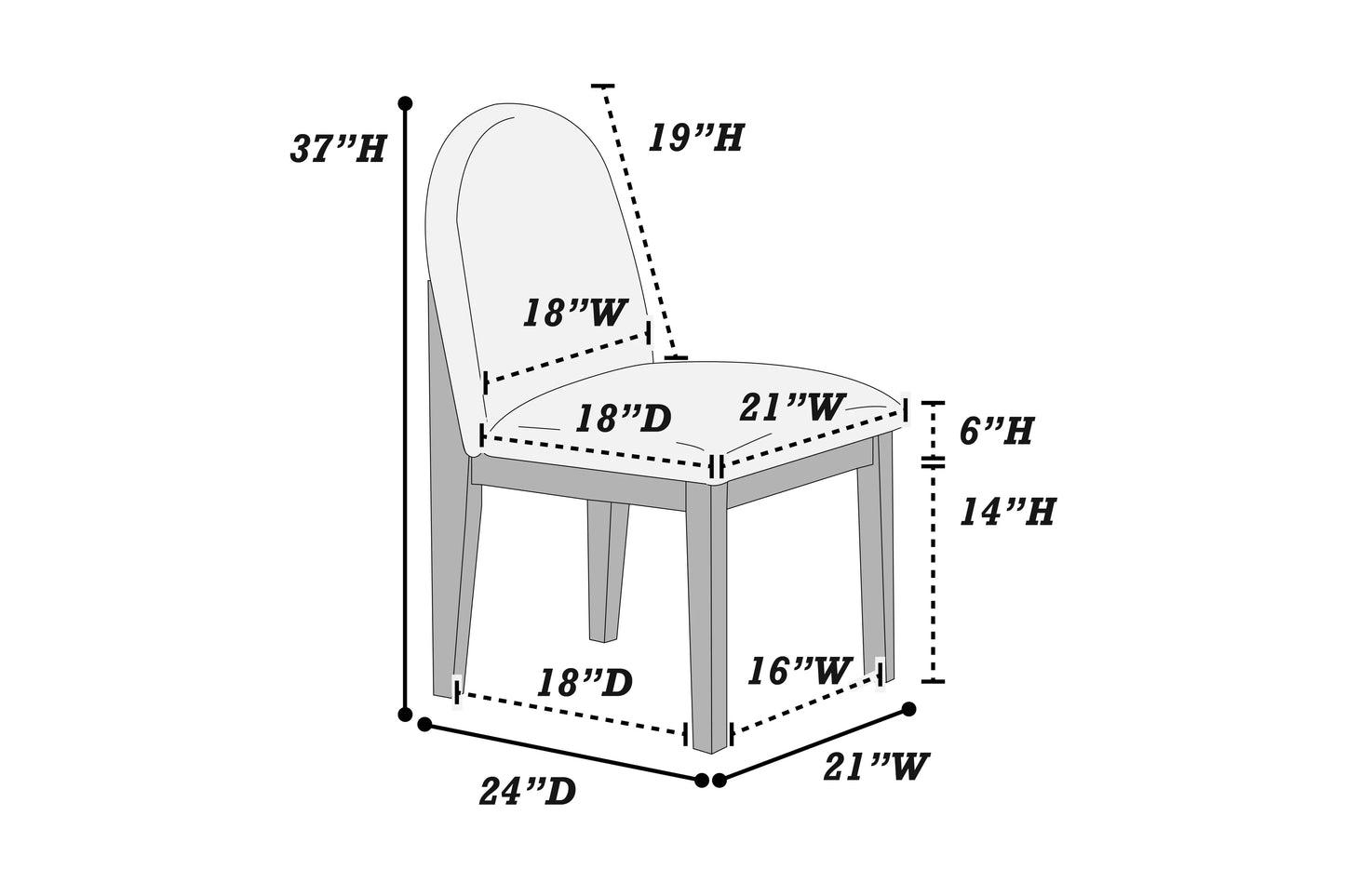 Formal Dining Set  (Table + 6 Chairs)