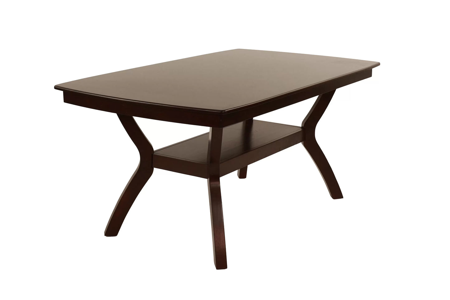Casual Dining Table Set-Under-Table Shelf (Table + 6 Chairs