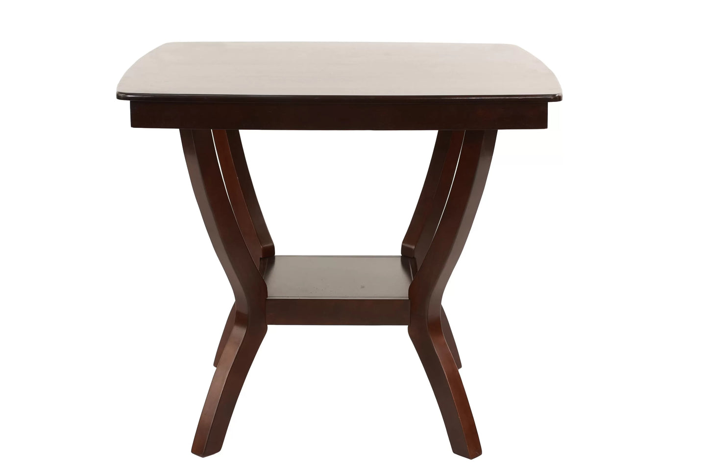 Casual Counter Height Table Set-Under-Table Shelf (Table + 4 Chairs)