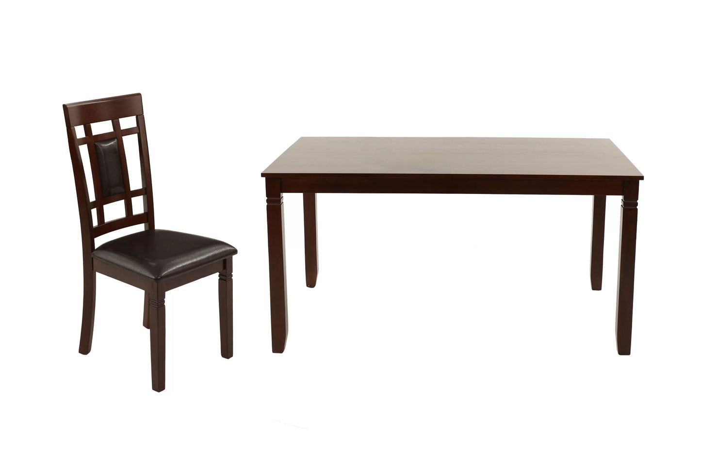 7-Pcs Dining Set (Table + 6 Chairs)