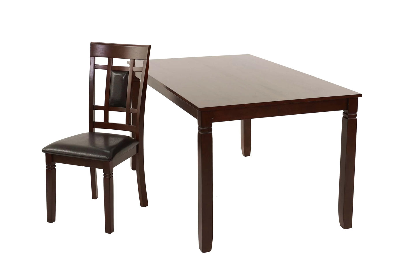 7-Pcs Dining Set (Table + 6 Chairs)