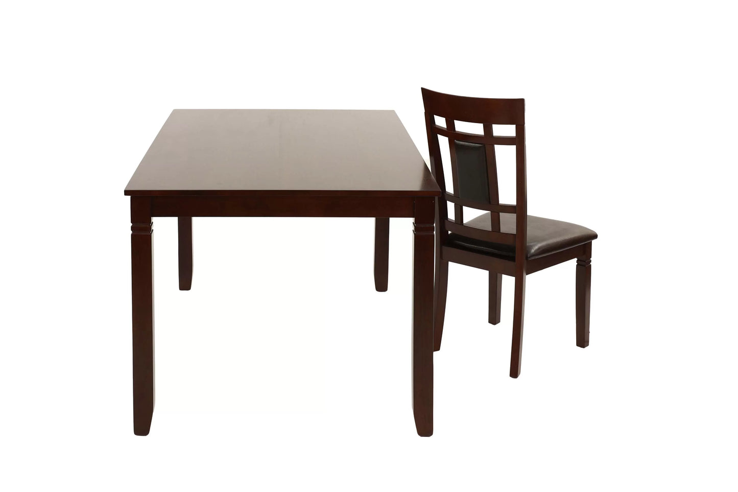 7-Pcs Dining Set (Table + 6 Chairs)