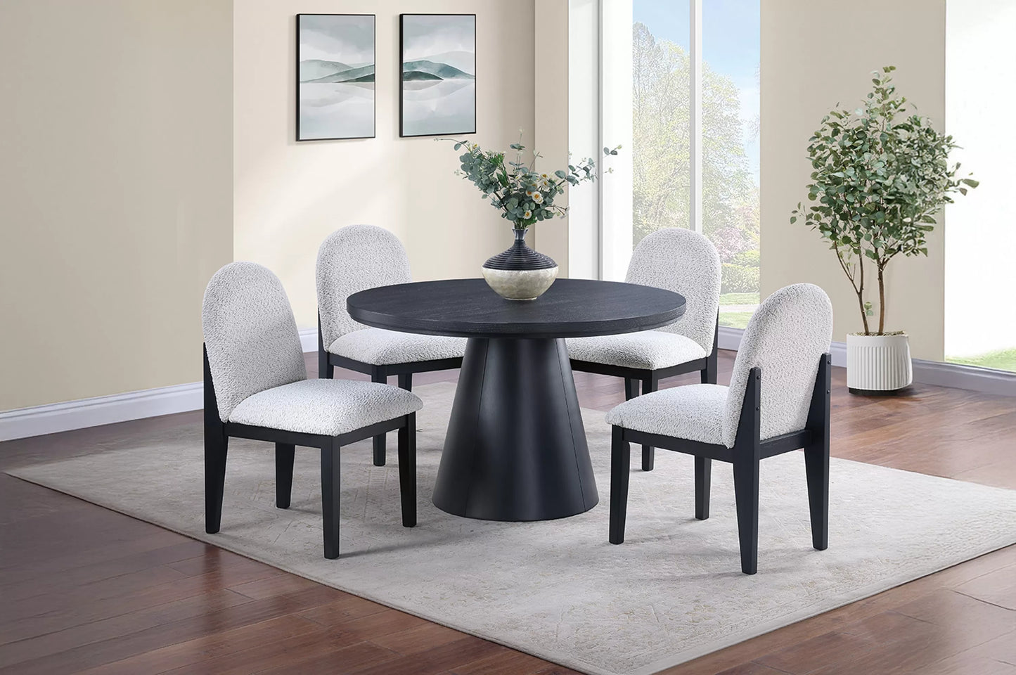 Casual Dining Table Set (Table + 4 Chairs)