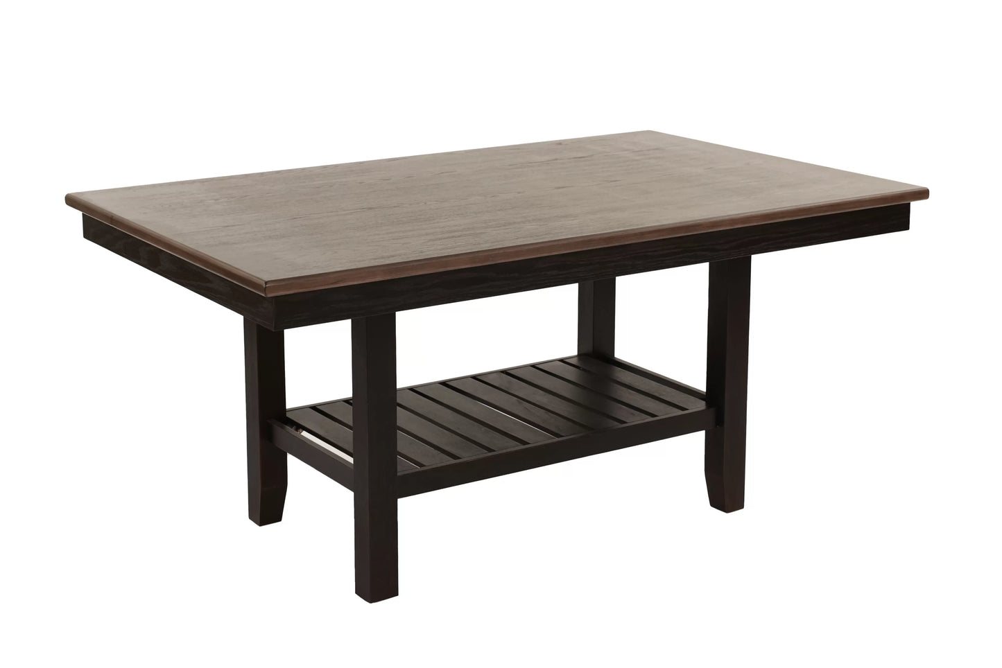 Casual Dining Table Set-Under-Table Shelf (Table + 6 Chairs)