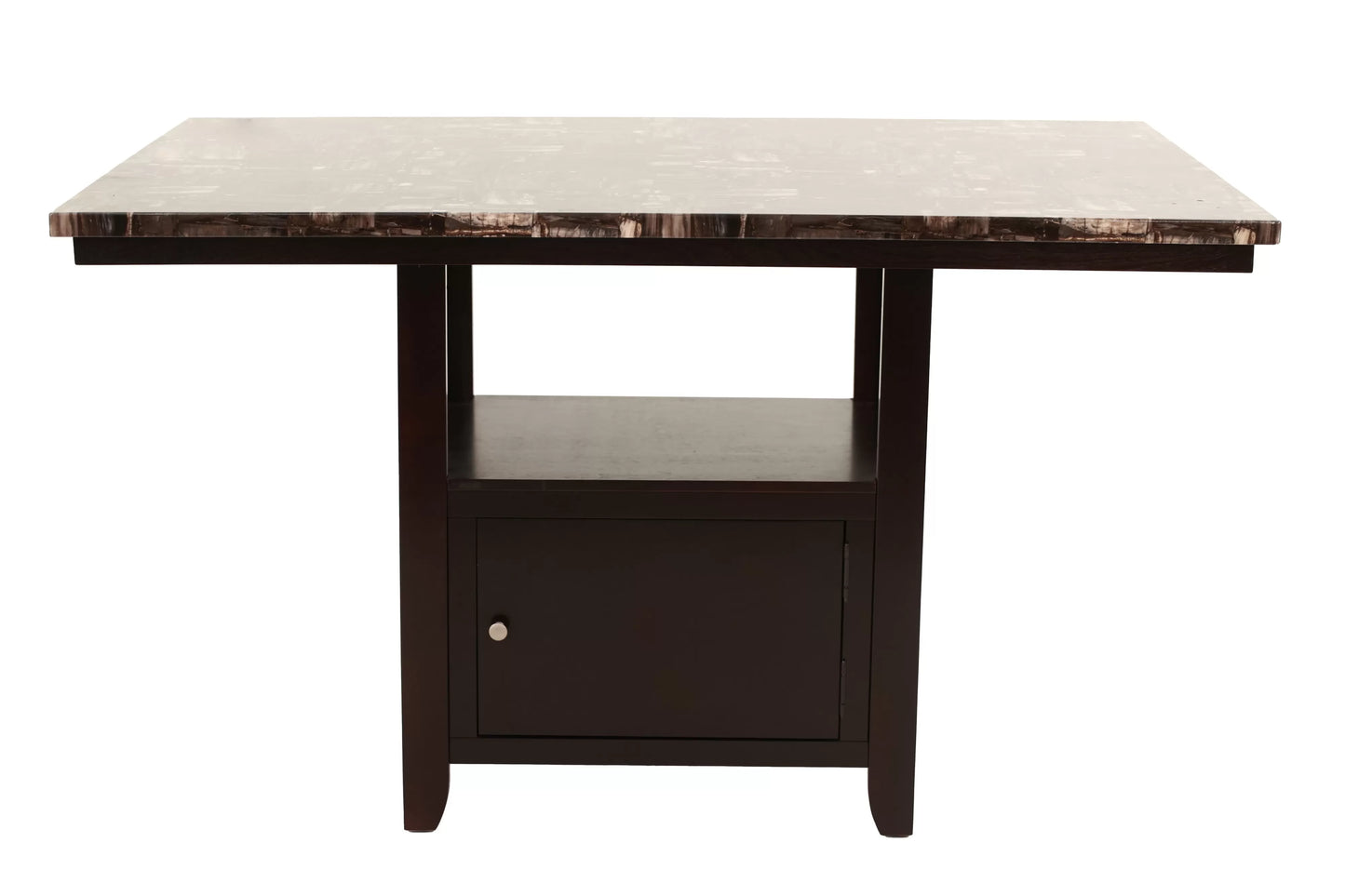 Casual Dining Table Set Under-Table Storage (Table + 4 Chairs + Bench)