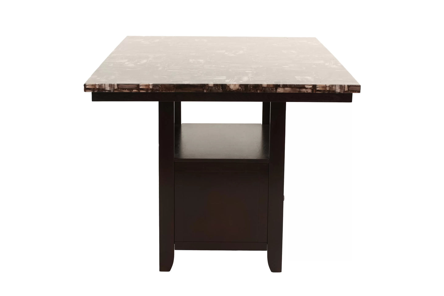 Casual Dining Table Set Under-Table Storage (Table + 4 Chairs + Bench)