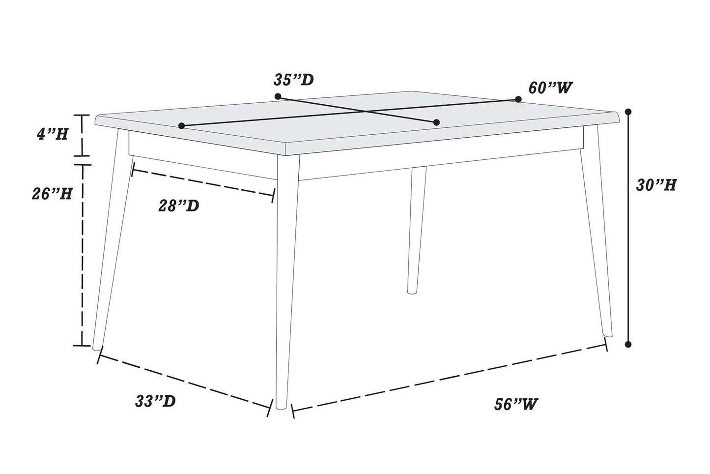 Casual Dining Table Set (Table + 6 Chairs)