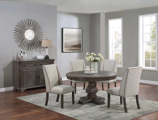 Formal Dining Set (Table + 4 Chairs)