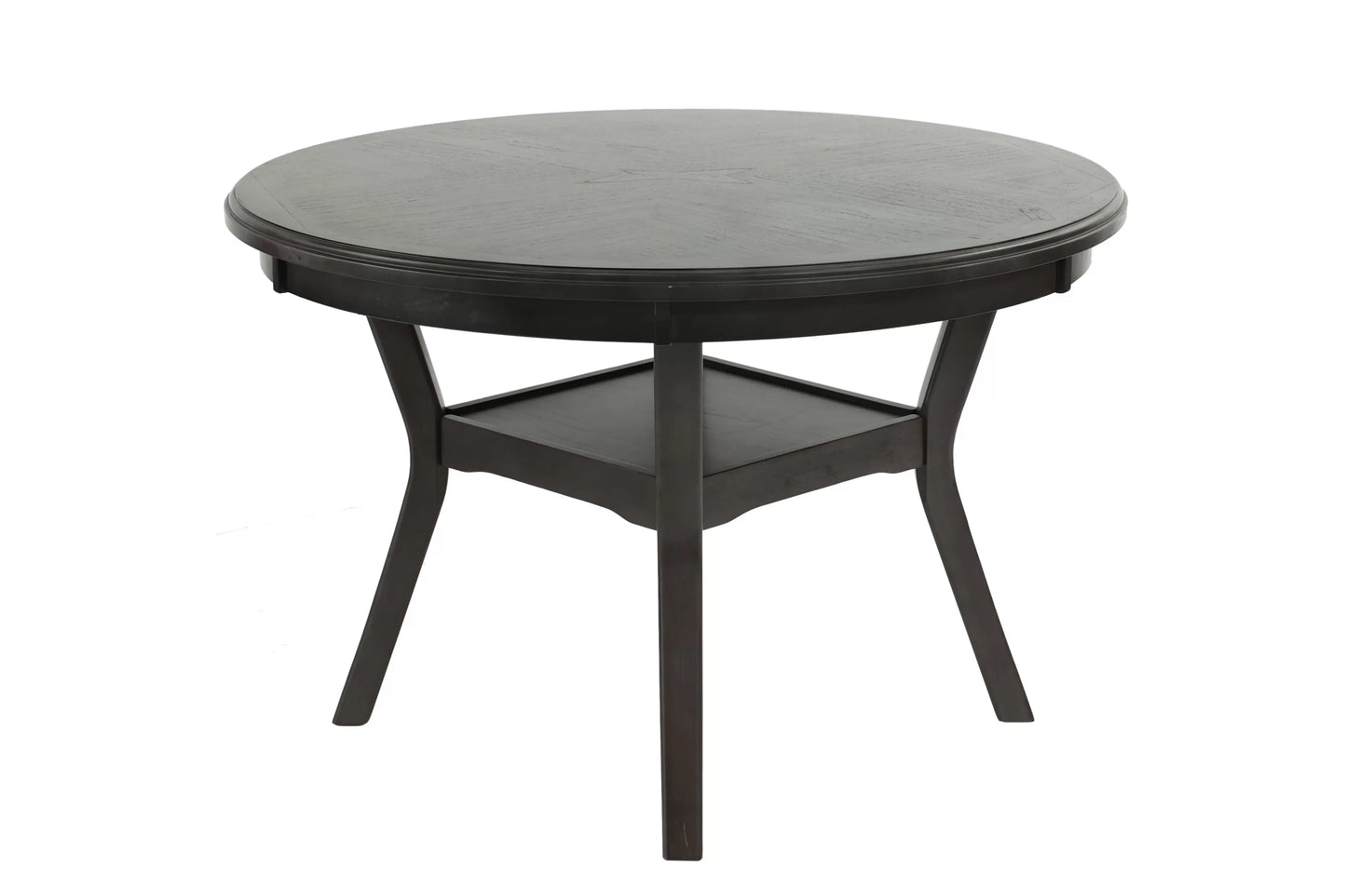 Casual Dining Table Set-Under-Table Shelf (Table + 4 Chairs)