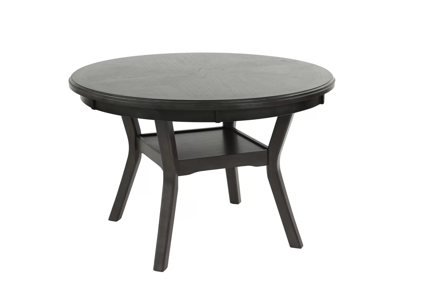Casual Dining Table Set-Under-Table Shelf (Table + 4 Chairs)